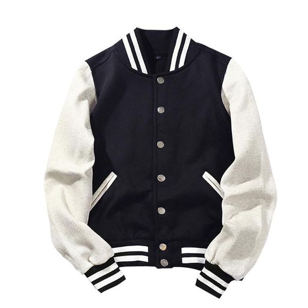 2021 new arrival spliced brand single breasted patchwork short style rib sleeve bomber jacket men cotton casual baseball coat, Black;brown
2021 new arrival spliced brand single breasted patchwork short style rib sleeve bomber jacket men cotton casual baseball coat, Black;brown