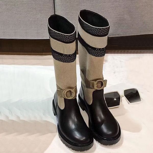 winter new knights boots letter socks women shoes knitted elastic high boots fashion platform lady long boots 100% leather woman shoes, Black
winter new knights boots letter socks women shoes knitted elastic high boots fashion platform lady long boots 100% leather woman shoes, Black