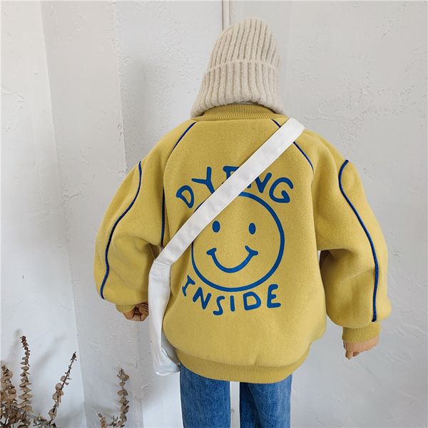 boys plus velvet jacket 2020 winter new korean version of the cartoon children 0-8 years old girls baseball uniform thick sweater, Blue;gray
boys plus velvet jacket 2020 winter new korean version of the cartoon children 0-8 years old girls baseball uniform thick sweater, Blue;gray