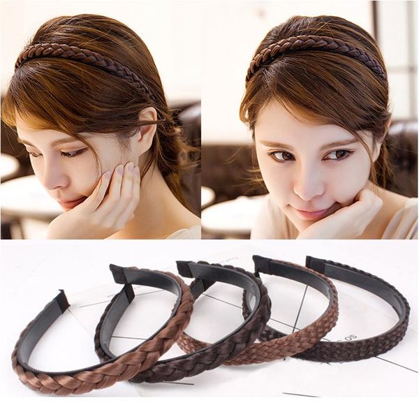 korean women girls fashion hair accessories vintage creative headband braids hair band headwear hair wig acc sqcdbh, Black;brown
korean women girls fashion hair accessories vintage creative headband braids hair band headwear hair wig acc sqcdbh, Black;brown