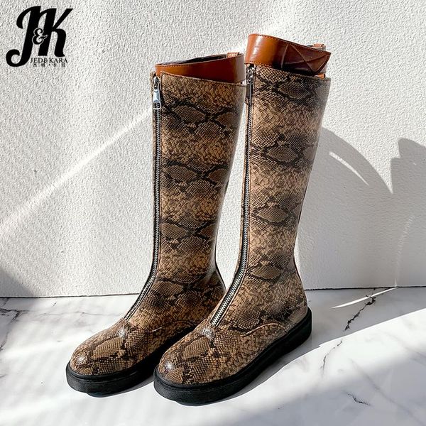jk snake skin pu boots women mid-calf boot ladies round toe zip shoes female motorcycle shoes casual flat winter 2020, Black
jk snake skin pu boots women mid-calf boot ladies round toe zip shoes female motorcycle shoes casual flat winter 2020, Black