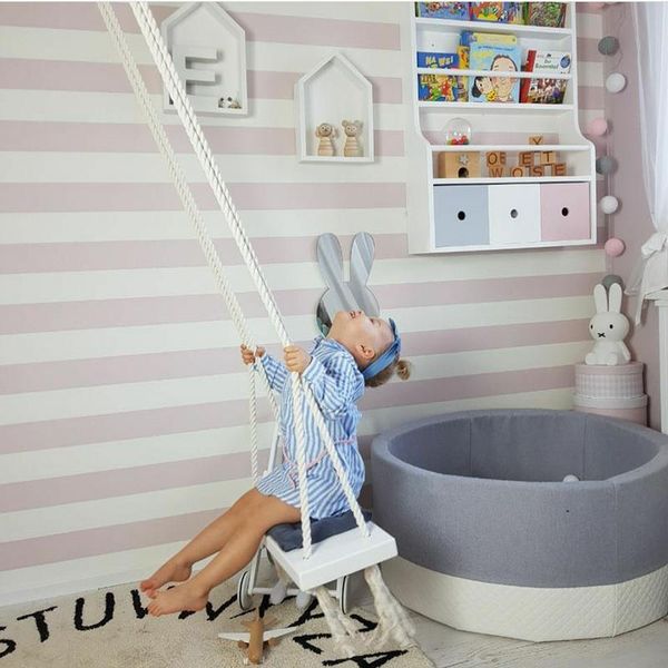 kid swing chair hanging swings set children toy rocking solid wood seat with cushion safety baby indoor baby room decor 1018
kid swing chair hanging swings set children toy rocking solid wood seat with cushion safety baby indoor baby room decor 1018