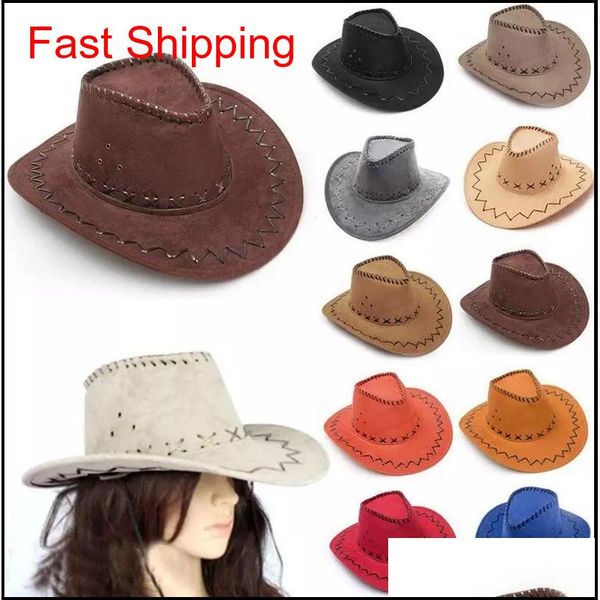 14colors western cowboy hats men women kids brim caps retro sun visor knight hat outdoor cowg qylksj bdepack2001, Black;white
14colors western cowboy hats men women kids brim caps retro sun visor knight hat outdoor cowg qylksj bdepack2001, Black;white