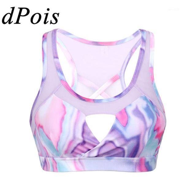 womens fashion crop tank tie-dye printed u neckline sleeveless racer back mesh patchwork sports bra for gym workout1, White
womens fashion crop tank tie-dye printed u neckline sleeveless racer back mesh patchwork sports bra for gym workout1, White