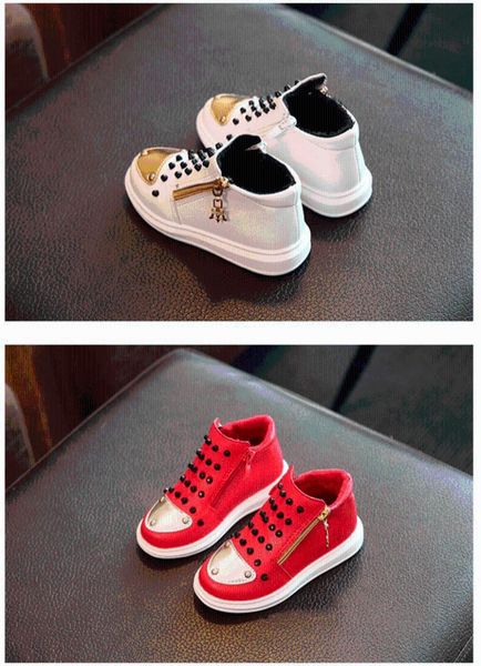 boots kids sneakers children fashion rivets shoes non-slip casual for boys girl girls like flat sneaker, Black;grey
boots kids sneakers children fashion rivets shoes non-slip casual for boys girl girls like flat sneaker, Black;grey