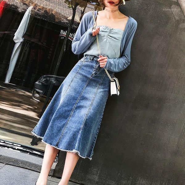 skirts denim women 2021 fashion split length vintage pocket ladies high waist midi swing fishtail skirt f401, Black
skirts denim women 2021 fashion split length vintage pocket ladies high waist midi swing fishtail skirt f401, Black