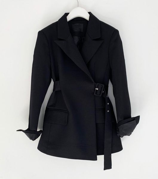 women's suits & blazers 2021 fashion women slim autumn black blazer jackets female retro coat feminino outerwear sashes wb28, White;black
women's suits & blazers 2021 fashion women slim autumn black blazer jackets female retro coat feminino outerwear sashes wb28, White;black