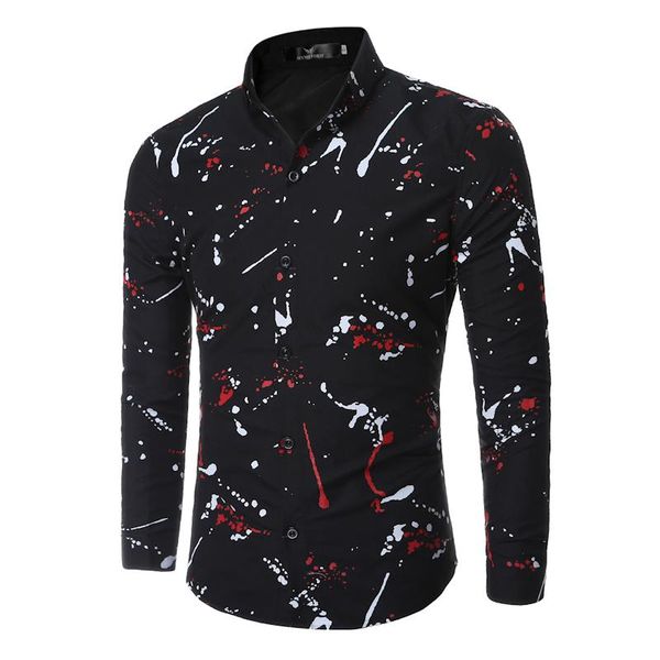 men's casual shirts shirt men spring long sleeve printing slim fit chemise social 2021 white hawaiian z10, White;black
men's casual shirts shirt men spring long sleeve printing slim fit chemise social 2021 white hawaiian z10, White;black