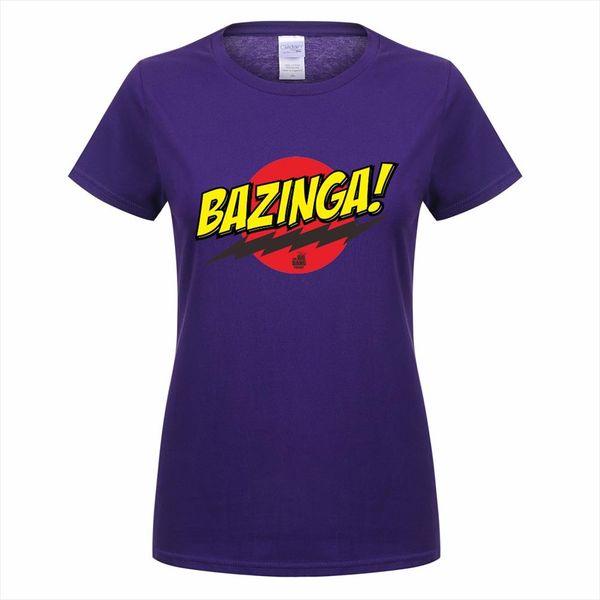 summer the big bang theory bazinga t shirts women girl clothing cotton short sleeve sheldon cooper t shirt, White
summer the big bang theory bazinga t shirts women girl clothing cotton short sleeve sheldon cooper t shirt, White
