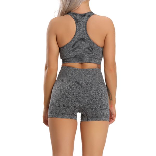 women new seamless yoga set gym clothing fitness leggings+cropped shirts sport suit women long sleeve tracksuit active wear c0122, Gray
women new seamless yoga set gym clothing fitness leggings+cropped shirts sport suit women long sleeve tracksuit active wear c0122, Gray