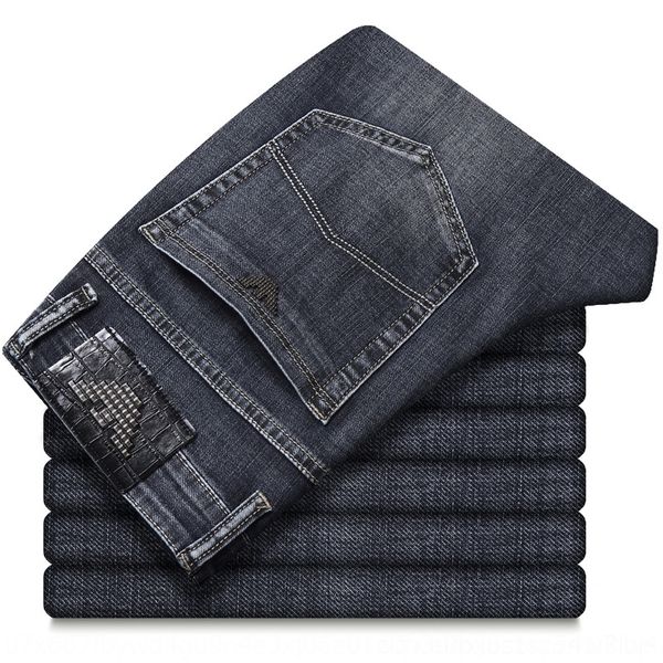 nlof0 high-end men's spring summer soze1 brand cotton jeans fashion jeans business loose straight stretch thin and, Blue
nlof0 high-end men's spring summer soze1 brand cotton jeans fashion jeans business loose straight stretch thin and, Blue