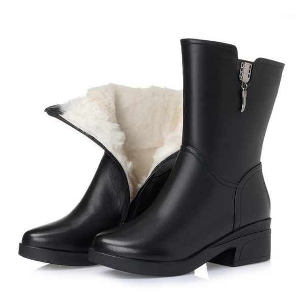 first layer of cowhide plush wool boots women shoes boots warm snow winter plus size non-slip high heel shoes woman1, Black
first layer of cowhide plush wool boots women shoes boots warm snow winter plus size non-slip high heel shoes woman1, Black