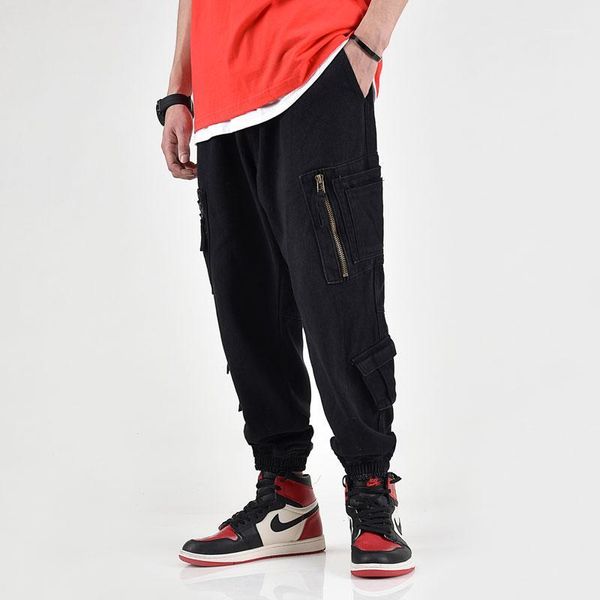 japanese style fashion men jeans loose fit multi pockets cargo pants black khaki gray color hip hop jeans men joggers pants1, Blue
japanese style fashion men jeans loose fit multi pockets cargo pants black khaki gray color hip hop jeans men joggers pants1, Blue