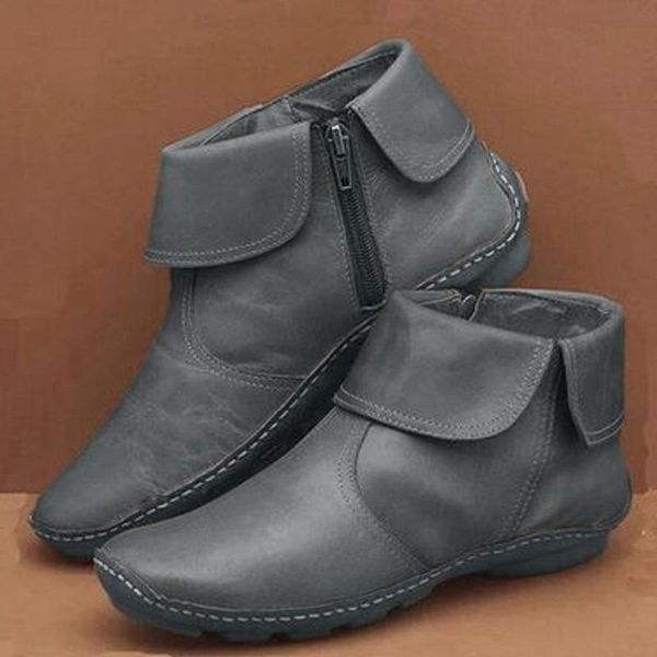 snow women boots leather autumn winter ankle boots woman vintage punk flat ladies shoes brown botas mujer 2020, Black
snow women boots leather autumn winter ankle boots woman vintage punk flat ladies shoes brown botas mujer 2020, Black