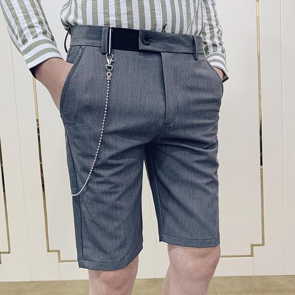 men's shorts 2021 summer england fashion casual pants solid color net red stretch cotton striped five-point men, White;black
men's shorts 2021 summer england fashion casual pants solid color net red stretch cotton striped five-point men, White;black