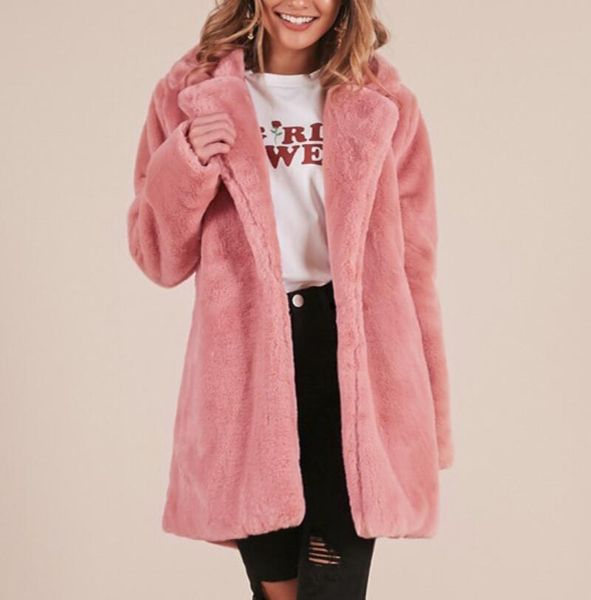 women's fur & faux coat 2021 explosion models long paragraph wild loose fluff soft thick warm jacket tide, Black
women's fur & faux coat 2021 explosion models long paragraph wild loose fluff soft thick warm jacket tide, Black