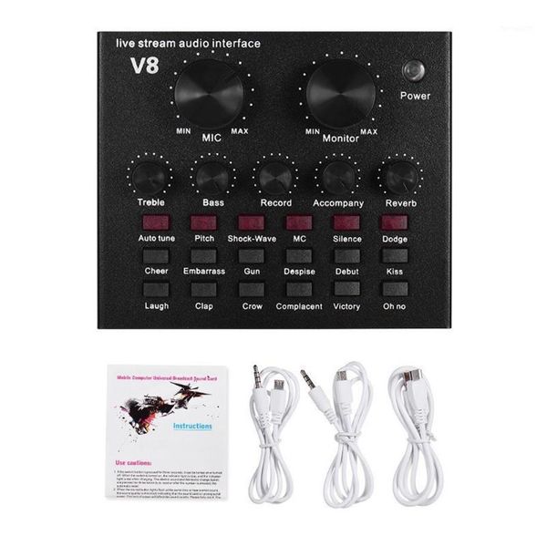 v8 sound card audio set interface external usb live microphone sound card bluetooth function for computer pc mobile phone sing1
v8 sound card audio set interface external usb live microphone sound card bluetooth function for computer pc mobile phone sing1