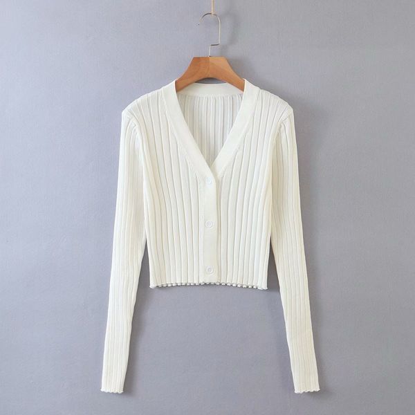 2021 new xds fall europe and the united states women's upset three grain of buckle knitting cardigan sweater tmcg, White;black 
2021 new xds fall europe and the united states women's upset three grain of buckle knitting cardigan sweater tmcg, White;black