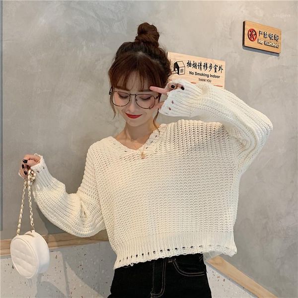 car organizer qlychee casual v neck female pullovers jumpers loose autumn lady crop sweaters solid hollow out women sweater
car organizer qlychee casual v neck female pullovers jumpers loose autumn lady crop sweaters solid hollow out women sweater