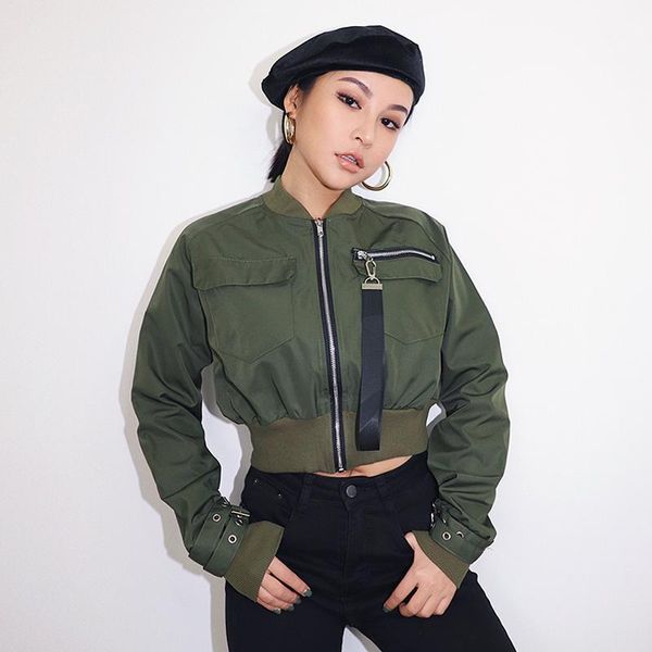 2020 new fashion casual women's clothing army green workwear jacket autumn vintage high waist short jacket1, Black;brown
2020 new fashion casual women's clothing army green workwear jacket autumn vintage high waist short jacket1, Black;brown