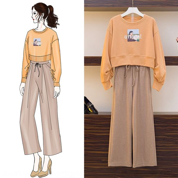 ermo 2020 spring new korean round neck long sleeve sweater women's high pant suit pantswide pants leg pantswaist shows thinforeign styl, Gray
ermo 2020 spring new korean round neck long sleeve sweater women's high pant suit pantswide pants leg pantswaist shows thinforeign styl, Gray