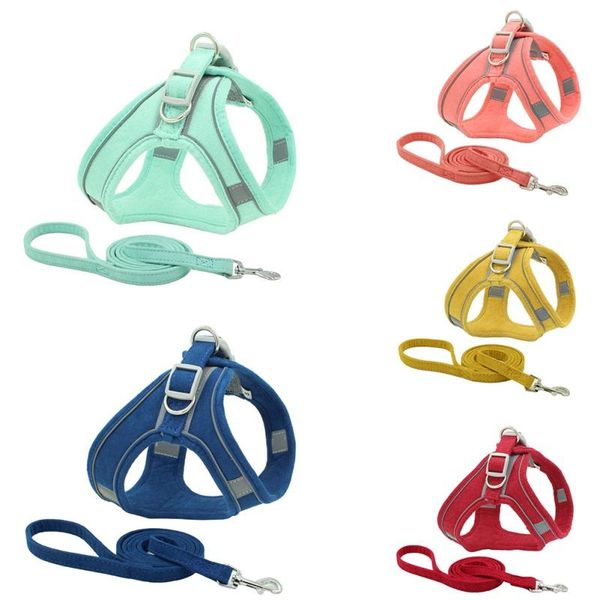 dog harness with leash pet adjustable reflective vest walking lead for puppy polyester mesh harness for small medium dog
dog harness with leash pet adjustable reflective vest walking lead for puppy polyester mesh harness for small medium dog