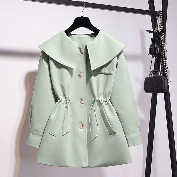 women's trench coats 2021 women jacket casual section solid coat pockets buttons windbreaker light weight female windbreak collection, Tan;black
women's trench coats 2021 women jacket casual section solid coat pockets buttons windbreaker light weight female windbreak collection, Tan;black