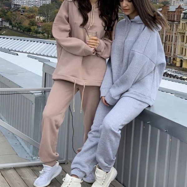 two piece set outfits autumn women's tracksuit oversized hoodie and pants casual sport suit winter 2 piece woman set streetwear1, Gray
two piece set outfits autumn women's tracksuit oversized hoodie and pants casual sport suit winter 2 piece woman set streetwear1, Gray