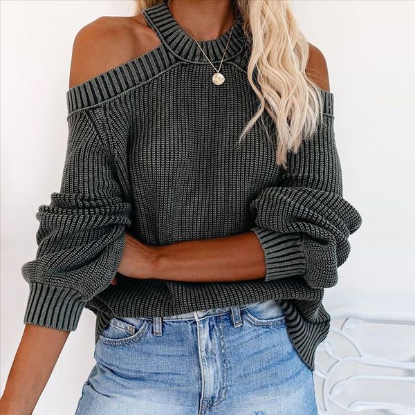 hollow out women sweater pullover long lantern sleeve halter neck knitted ladies jumper pullover fashion female shirt d30, White;black
hollow out women sweater pullover long lantern sleeve halter neck knitted ladies jumper pullover fashion female shirt d30, White;black