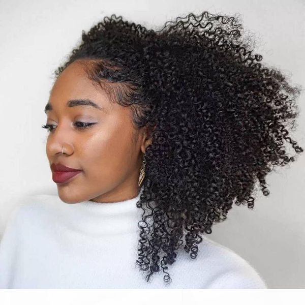 peruvian remy kinky curly ponytail hairpiece drawstring natural puff afro ponytail extension fashion women hairstyle 120g-160g, Black
peruvian remy kinky curly ponytail hairpiece drawstring natural puff afro ponytail extension fashion women hairstyle 120g-160g, Black