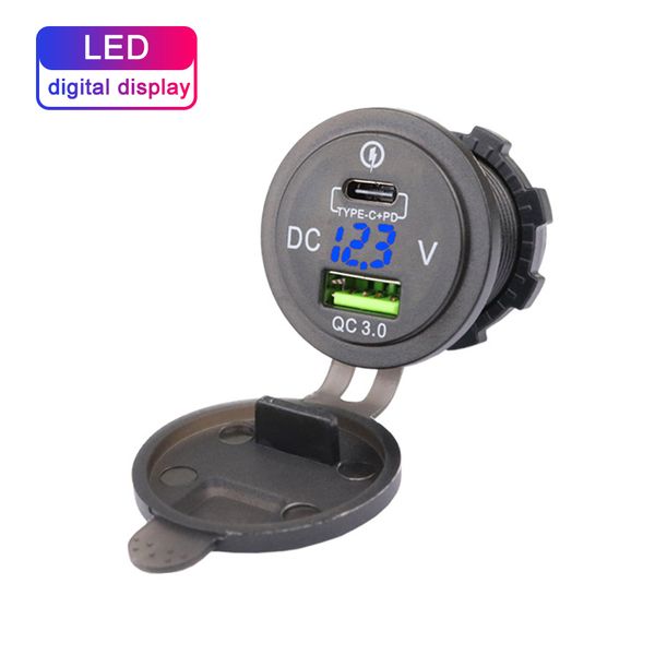 qc 3.0 usb charger with switch socket power display outlet adapter phone waterproof truck boat for 12v 24v car rv motorcycle
qc 3.0 usb charger with switch socket power display outlet adapter phone waterproof truck boat for 12v 24v car rv motorcycle