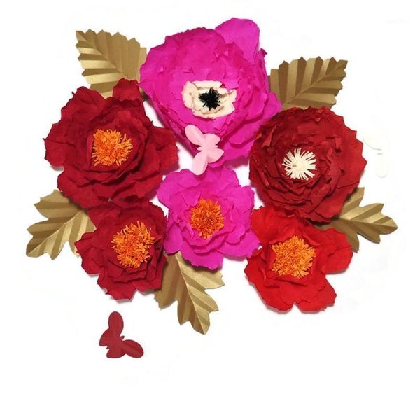 decorative flowers & wreaths 2021 giant crepe paper 5pcs + leaves 5 butterflies 3 wedding backdrop decor baby nursery windows display custom
decorative flowers & wreaths 2021 giant crepe paper 5pcs + leaves 5 butterflies 3 wedding backdrop decor baby nursery windows display custom