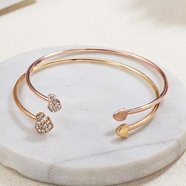 charm bracelets 2 colors love heart opening women crystal rhinestone bangle wristband cuff open wedding party charms jewelry, Golden;silver
charm bracelets 2 colors love heart opening women crystal rhinestone bangle wristband cuff open wedding party charms jewelry, Golden;silver