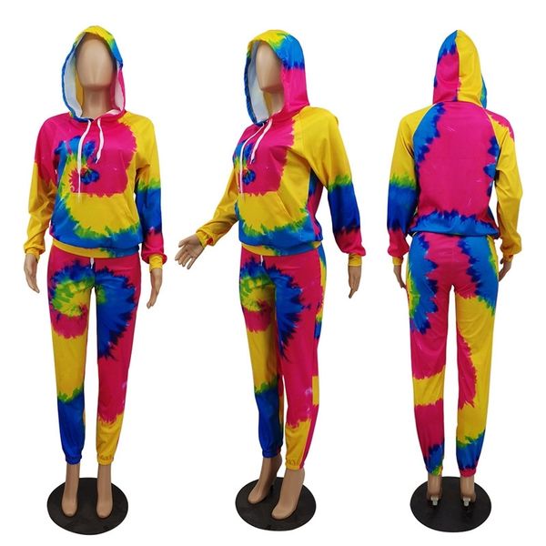 women tracksuits plus sizes tie-dye designers long sleeves hooded sweater pullover with pocket pants leggings casual sports suits g11805, White
women tracksuits plus sizes tie-dye designers long sleeves hooded sweater pullover with pocket pants leggings casual sports suits g11805, White