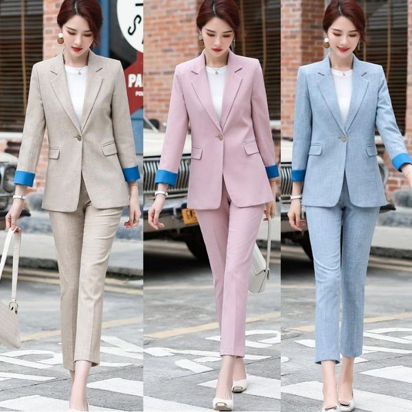 women's two piece pants ladies pant suits women business blazer and jackets sets work wear office pantsuits styles, White
women's two piece pants ladies pant suits women business blazer and jackets sets work wear office pantsuits styles, White