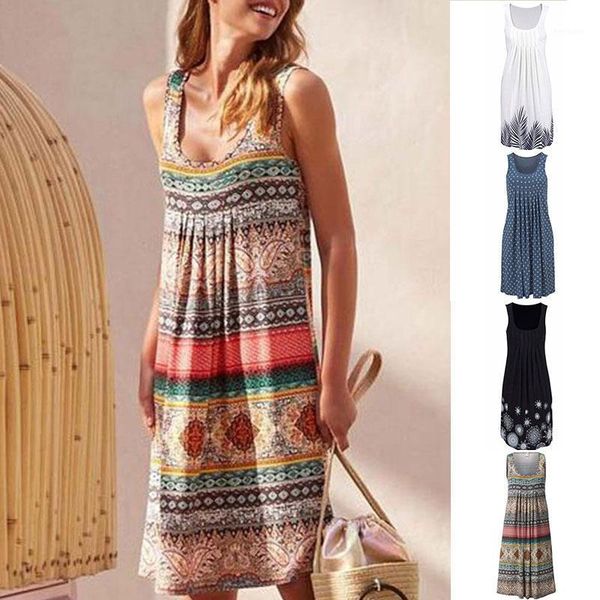 fashion women o neck sleeveless straps print dress floral beach plus size crew neck sundress summer long dress size s-4xl1, Black;gray
fashion women o neck sleeveless straps print dress floral beach plus size crew neck sundress summer long dress size s-4xl1, Black;gray