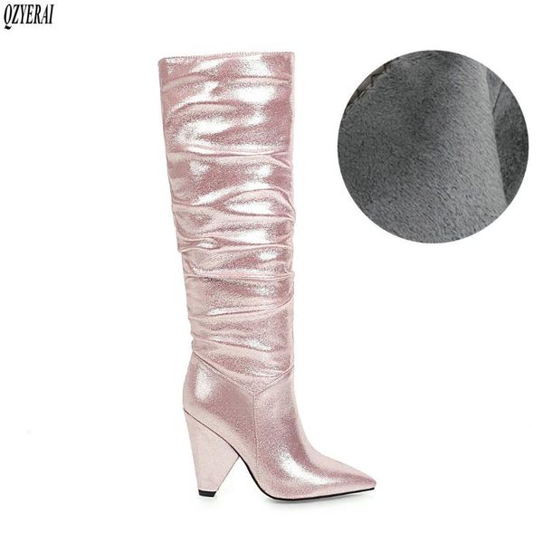 new arrival winter women shoes knee-high boots women boots cone with fashion flash female warm snow size 34-48, Black
new arrival winter women shoes knee-high boots women boots cone with fashion flash female warm snow size 34-48, Black