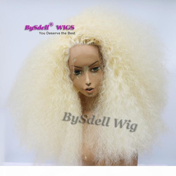 frizzy kinky curly hair wig synthetic blonde 613# color hair lace front wigs long afro curly hair wigs for black women
frizzy kinky curly hair wig synthetic blonde 613# color hair lace front wigs long afro curly hair wigs for black women