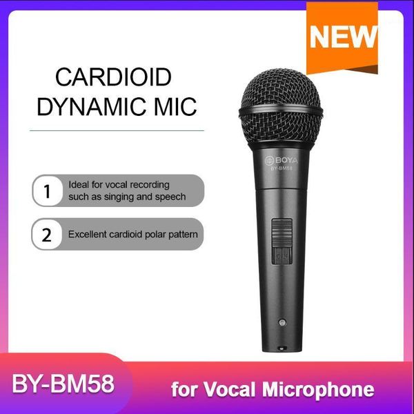 microphones boya by-bm58 cardioid dynamic vocal microphone pography mic for singing stage with 5.0m xlr cable karaoke live theater1
microphones boya by-bm58 cardioid dynamic vocal microphone pography mic for singing stage with 5.0m xlr cable karaoke live theater1