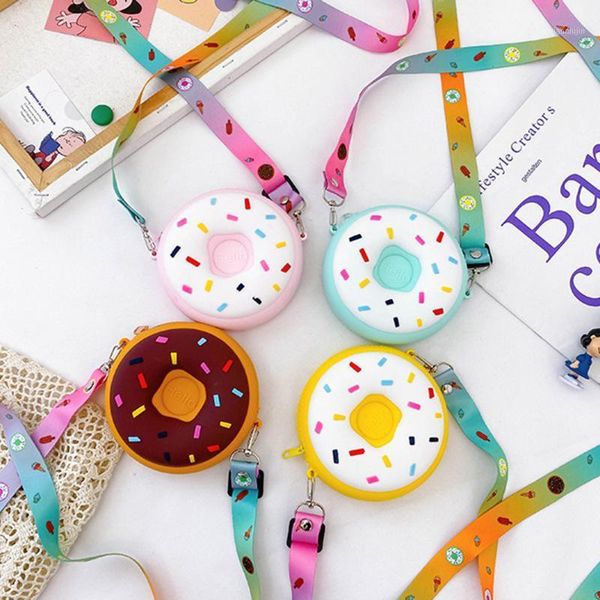 purse cute donut children bag coin wild boys and girls messenger silicone shoulder crossbody1, White
purse cute donut children bag coin wild boys and girls messenger silicone shoulder crossbody1, White