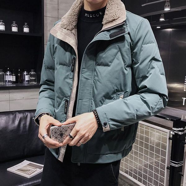 men's down & parkas winter jacket men's korean version casual loose and versatile1, Black
men's down & parkas winter jacket men's korean version casual loose and versatile1, Black