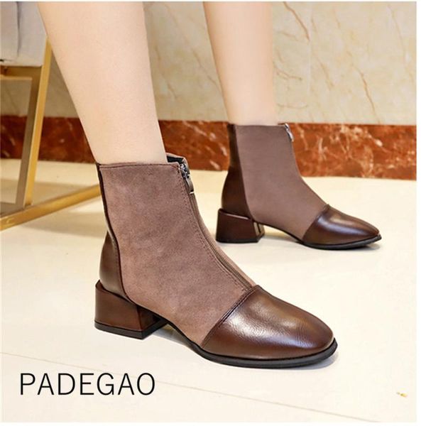 winter boots women 2020 womens shoes ankle boots for women vintage korean luxury zippers shoes, Black
winter boots women 2020 womens shoes ankle boots for women vintage korean luxury zippers shoes, Black