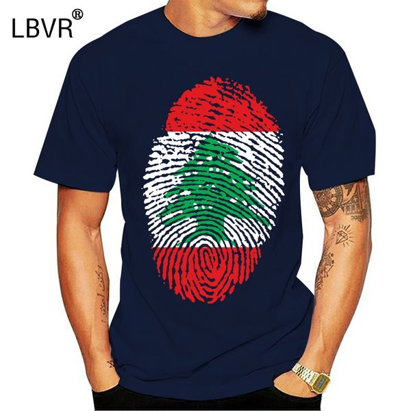 lebanon flag fingerprint t shirt men family gift summer tshirt sport hooded sweatshirt hoodie