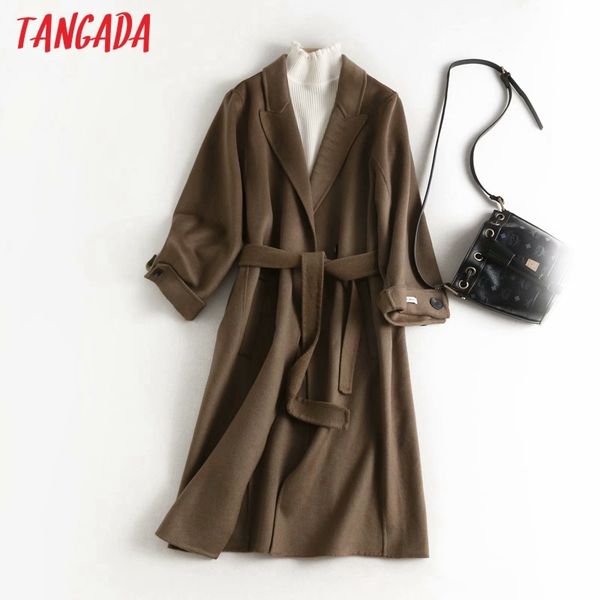 tangada women 100% wool coats with slash long sleeves 2020 autumn winter ladies overcoat 2p21 c1111, Black
tangada women 100% wool coats with slash long sleeves 2020 autumn winter ladies overcoat 2p21 c1111, Black