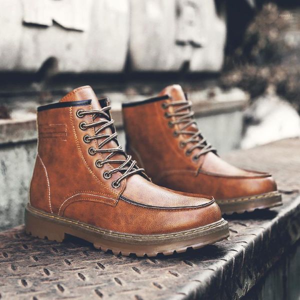 cimim men fashion casual high help leather shoes office ankle work boots new comfortable boots men1, Black
cimim men fashion casual high help leather shoes office ankle work boots new comfortable boots men1, Black