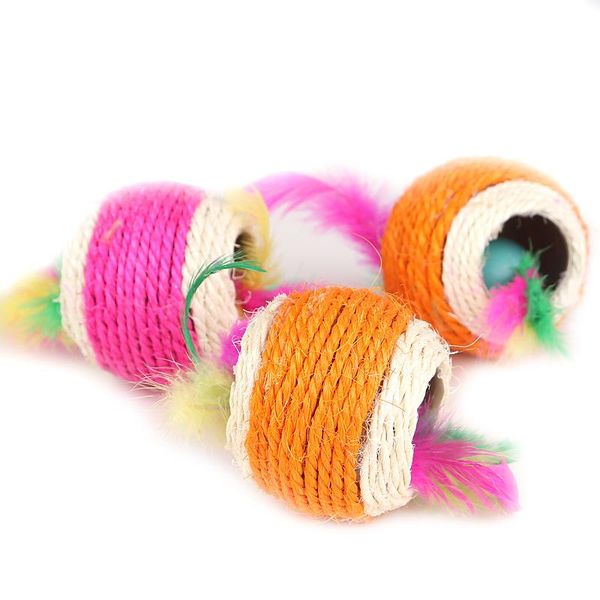 cat toys natural sisal pet balls toy lovely rope feather ball teaser scratch chew play clean tooth interesting pt0078
cat toys natural sisal pet balls toy lovely rope feather ball teaser scratch chew play clean tooth interesting pt0078