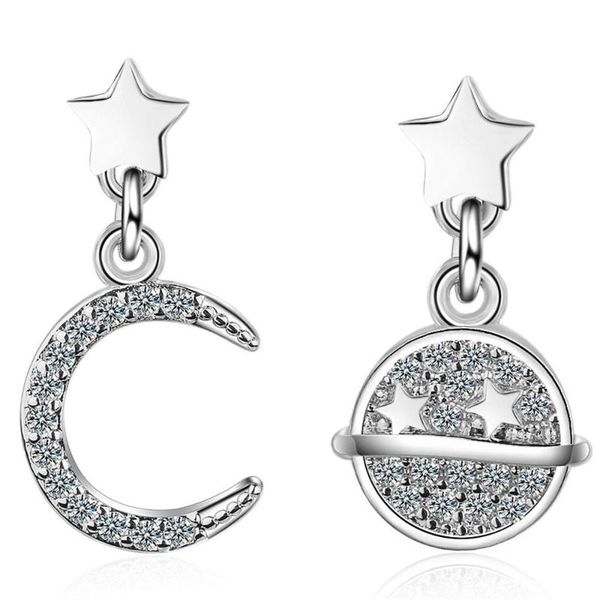 shqiyayi 925 silver moon star women dangle drop earrings fashion female party jewelry asymmetry korean mother's day gift 822
shqiyayi 925 silver moon star women dangle drop earrings fashion female party jewelry asymmetry korean mother's day gift 822