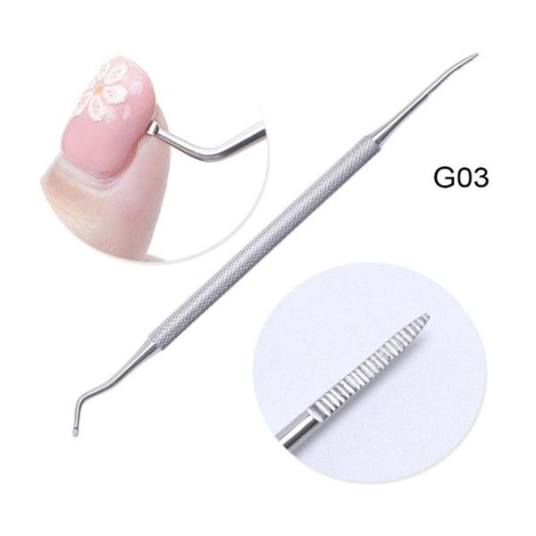 dual end nail cuticle pusher nipper stainless steel clipper scissors dead skin remover cleaning care ingrown hook pedicure tool swy wmtseb 
dual end nail cuticle pusher nipper stainless steel clipper scissors dead skin remover cleaning care ingrown hook pedicure tool swy wmtseb