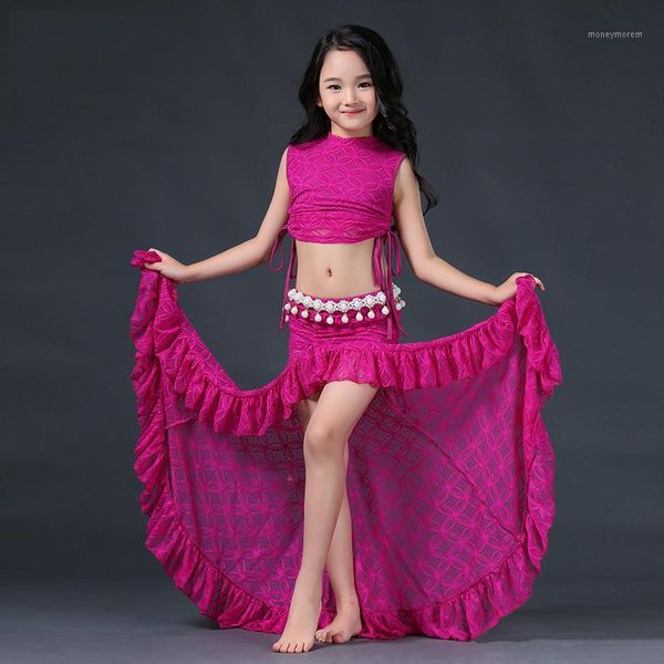 stage wear bellydance costume girls lace sleeveless long skirts clothes for kids belly dancing outfits children oriental dn28521, Black;red
stage wear bellydance costume girls lace sleeveless long skirts clothes for kids belly dancing outfits children oriental dn28521, Black;red