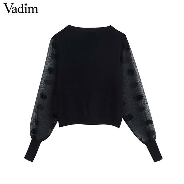 vadim women stylish patchwork knitted sweaters transparent spliced long sleeve fur ball decoate pullover stretchy ha455 y200116, White;black
vadim women stylish patchwork knitted sweaters transparent spliced long sleeve fur ball decoate pullover stretchy ha455 y200116, White;black